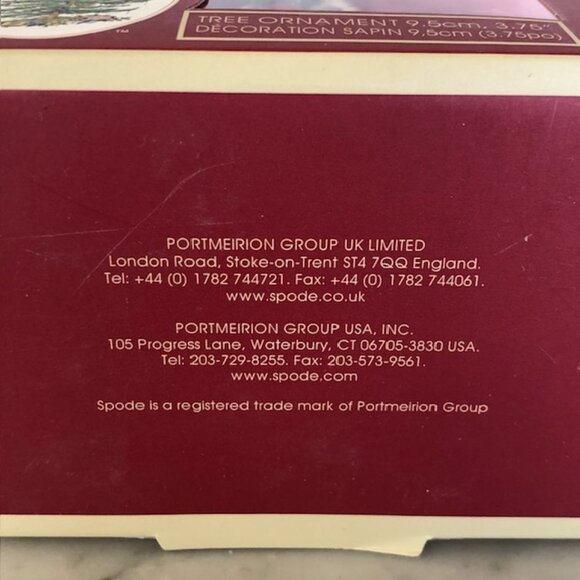 SPODE Christmas Tree Ornament, Created for Macy's - Picture 11 of 14